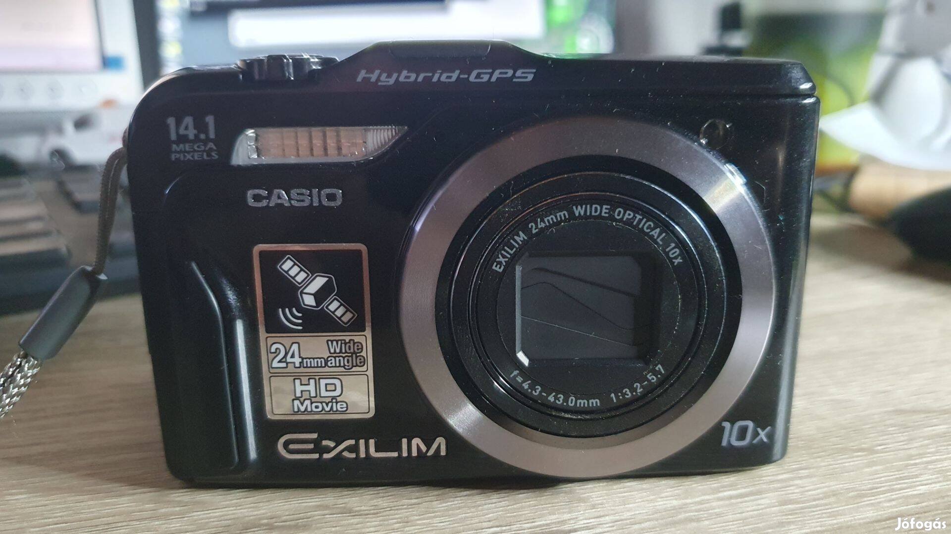 Casio Exilim EX-H20G digitális fényképező 14MP 10x zoom, hd video, gps