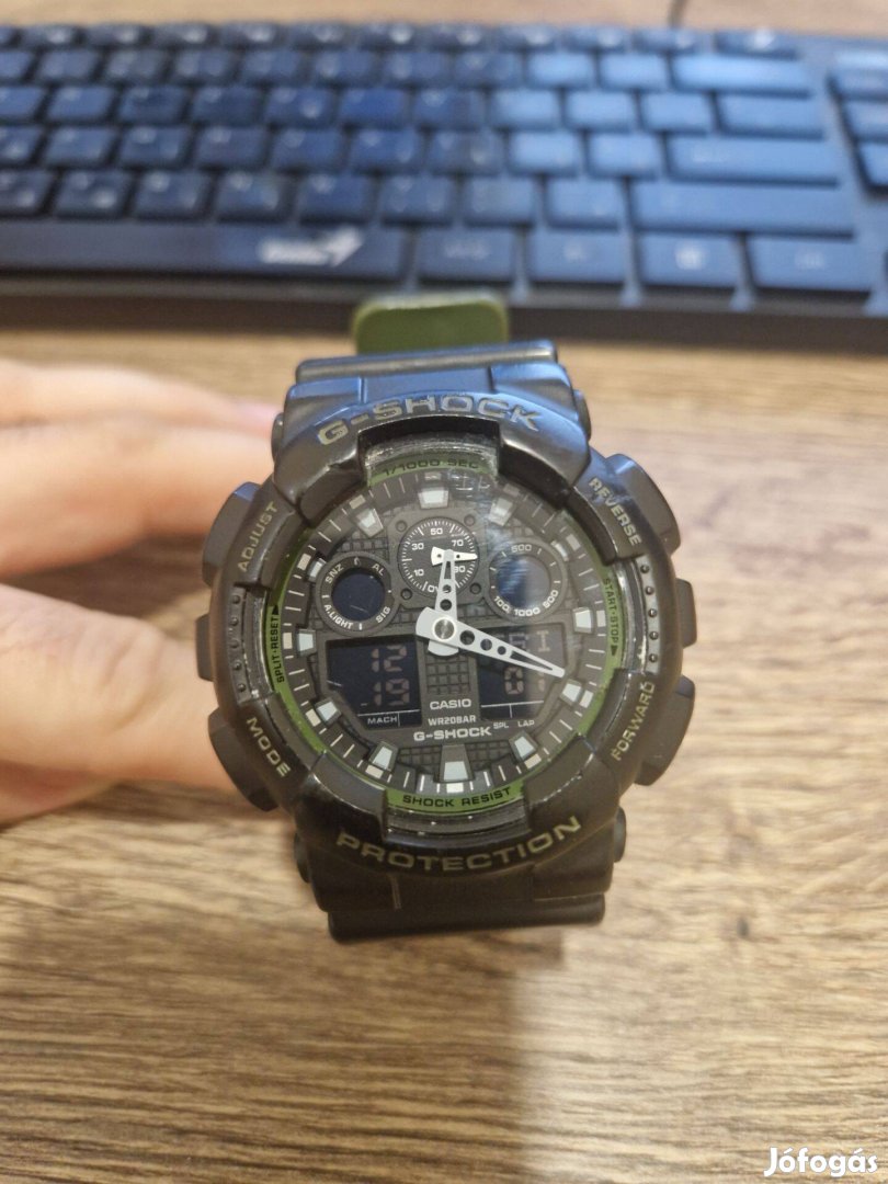 Casio G-Shock GA-100L strapabíró óra