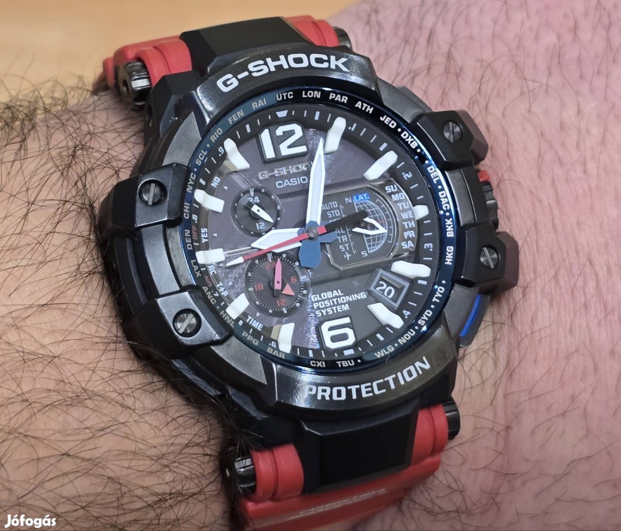 Casio G Shock GPW-1000 RD  Ritkaság!!!!!