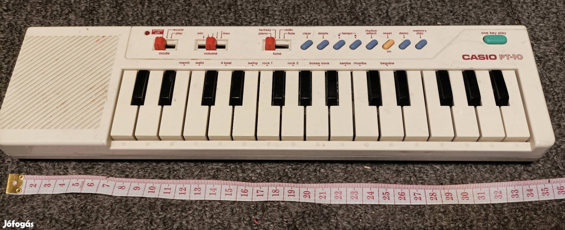 Casio PT-10 mini szintetizátor (Da Da Da dobgép!)