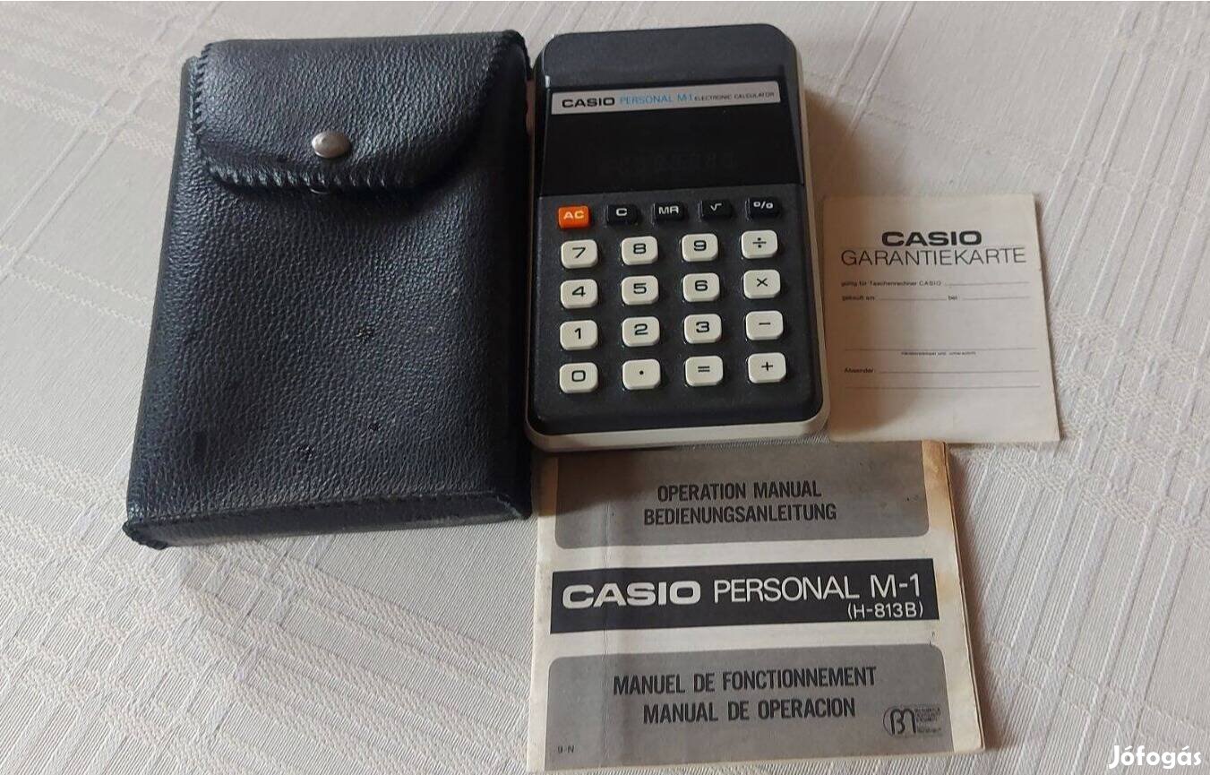Casio Personal M1 számológép.1978