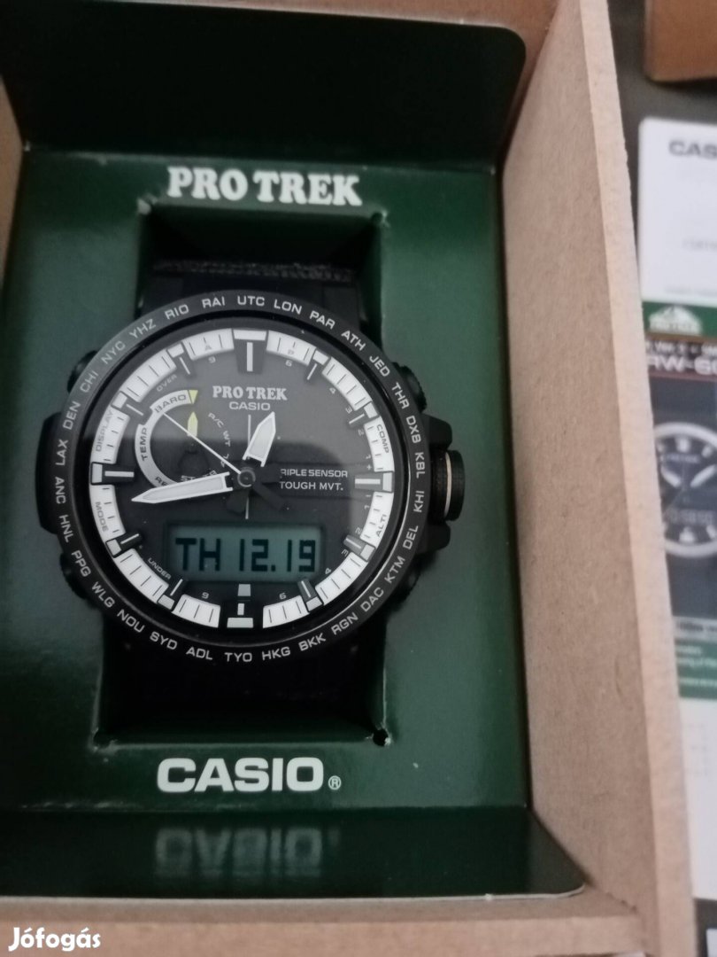 Casio Protrek solar radiocontroll