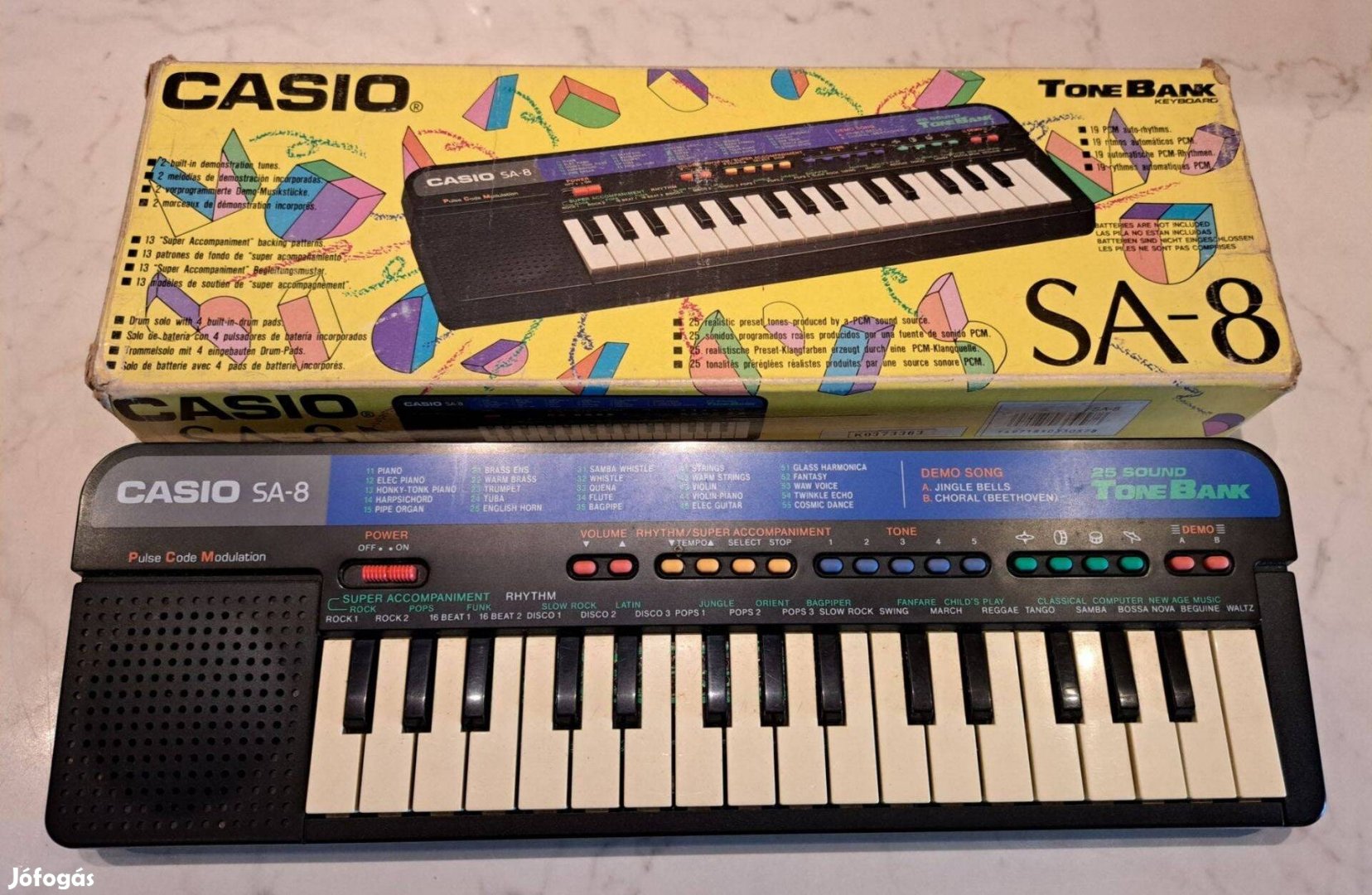 Casio SA-8 retro mini szintetizátor eladó