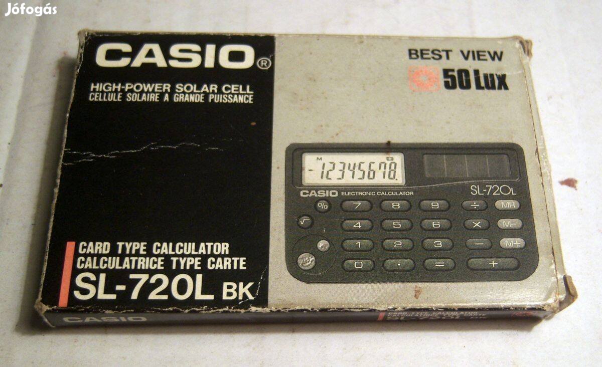 Casio SL-720L BK (1994) Üres Doboz