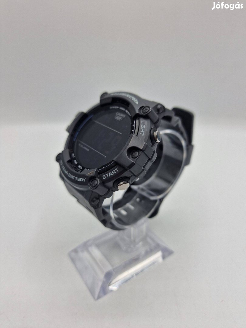 Casio WR AE-1500WH, férfi karóra, 51mm, sötétszürke, 1 év garancia