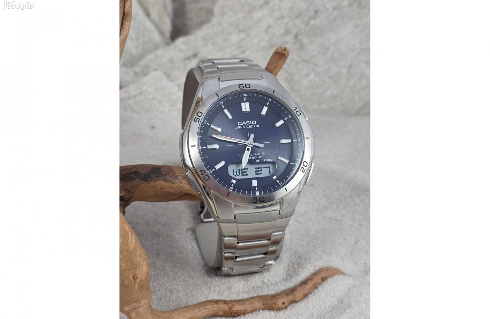 Casio Wva-M640 karóra, Wave ceptor, solar, számla és
