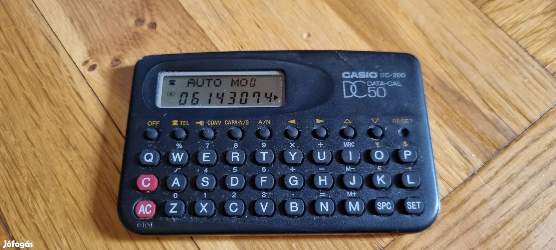 Casio adatkalkulátor DC200 típusú 