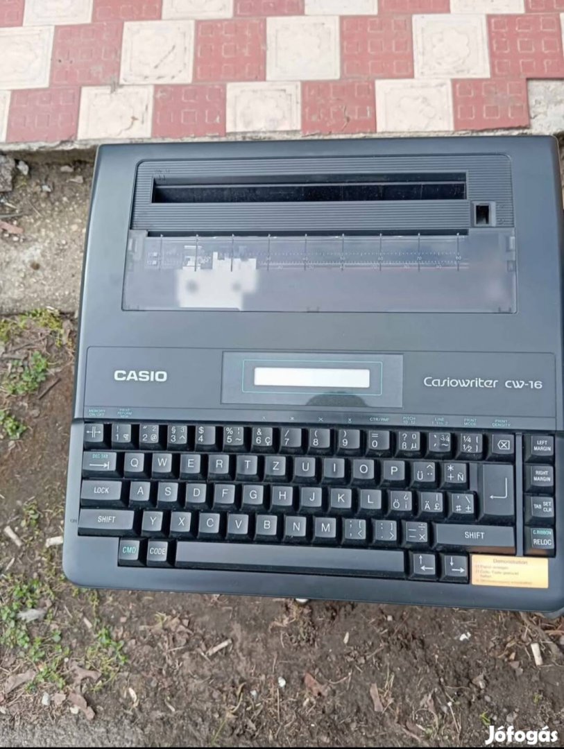 Casio elektromos írógép újszerű állapotban eladó 