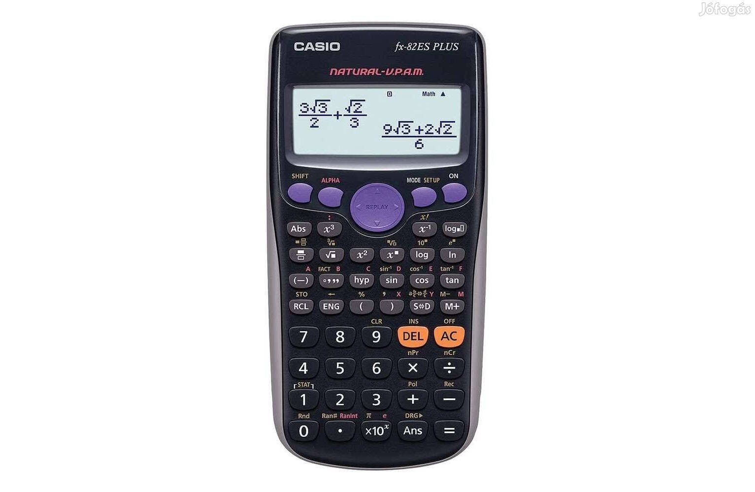 Casio fx-82Es Plus" felsőkat.pontmátrix kijelzős tudományos számológép