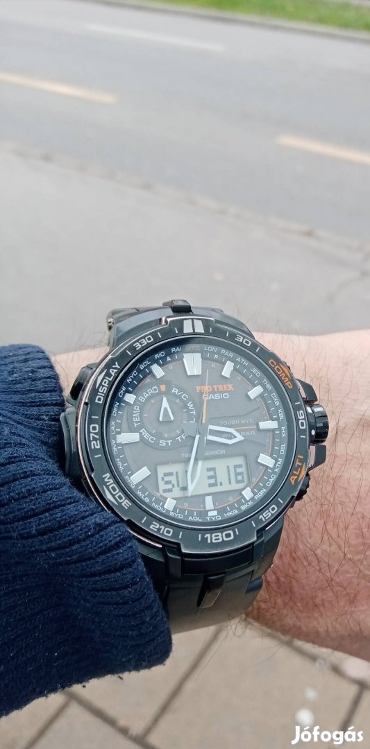 Casio prw solar, radiocontroll