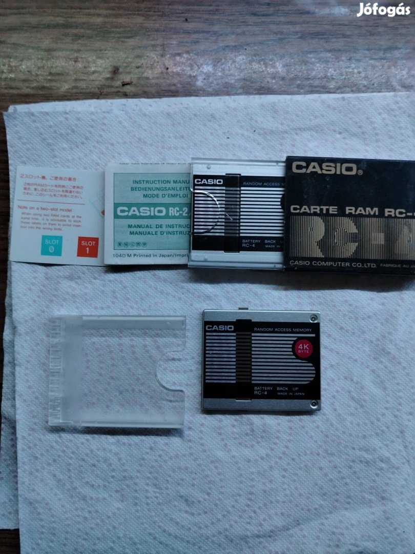 Casio ram kártyák 4k byte