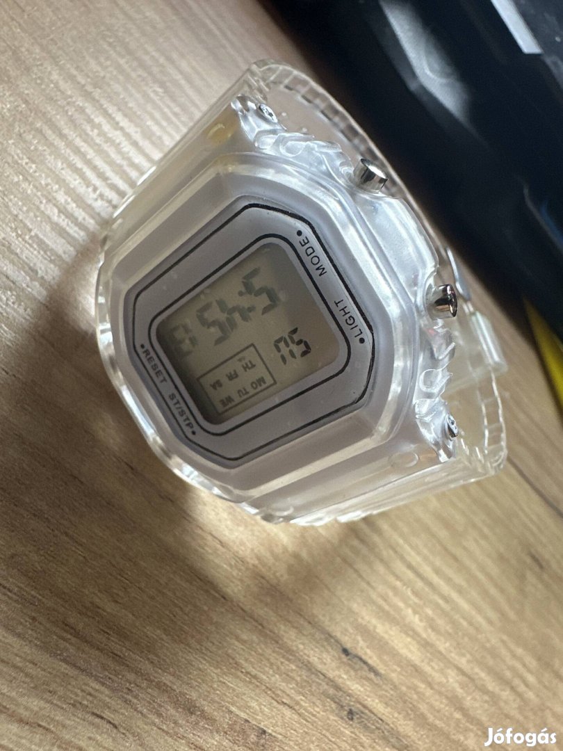 Casio style szilikon szíjas Unisex Karóra