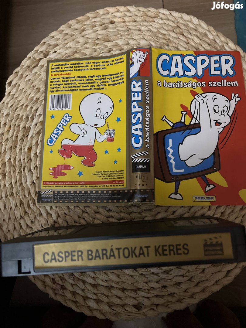 Casper barátokat keres vhs r