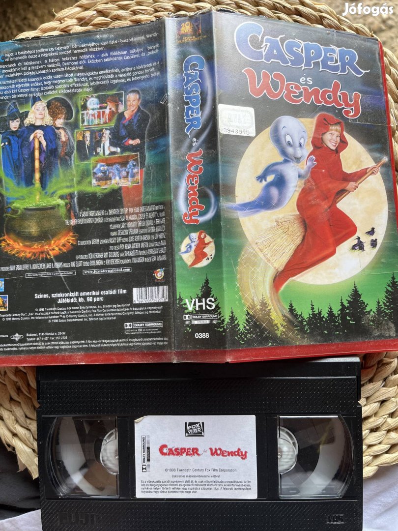 Casper és wendy vhs kazetta