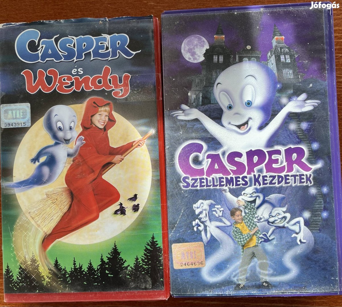 Casper pakk vhs kazetta