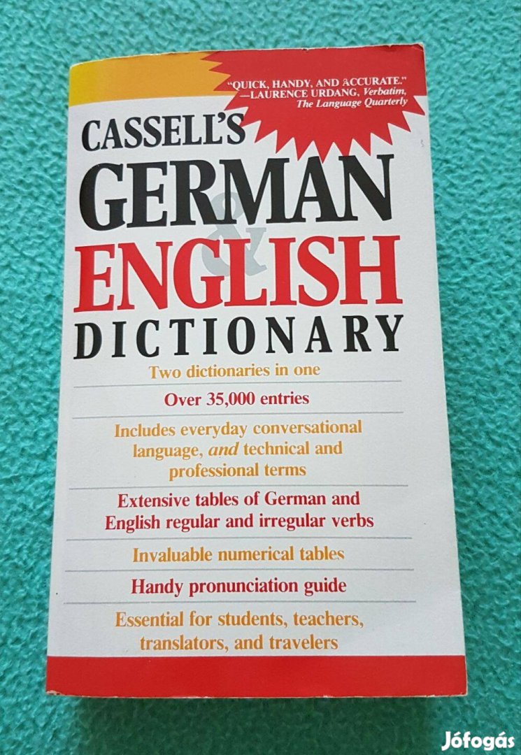 Cassell's German-English dictionary - Német-Angol szótár