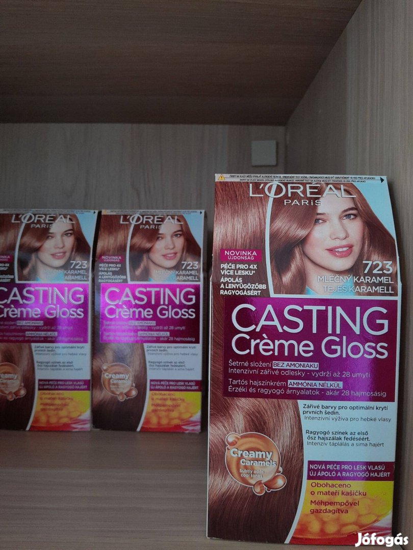 Casting Creme Gloss hajfesték 6db egyben eladó 7.23 színben