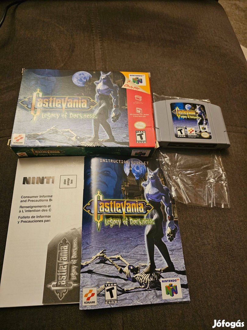 Castlevania legacy of darkness nintendo 64 usa ntsc