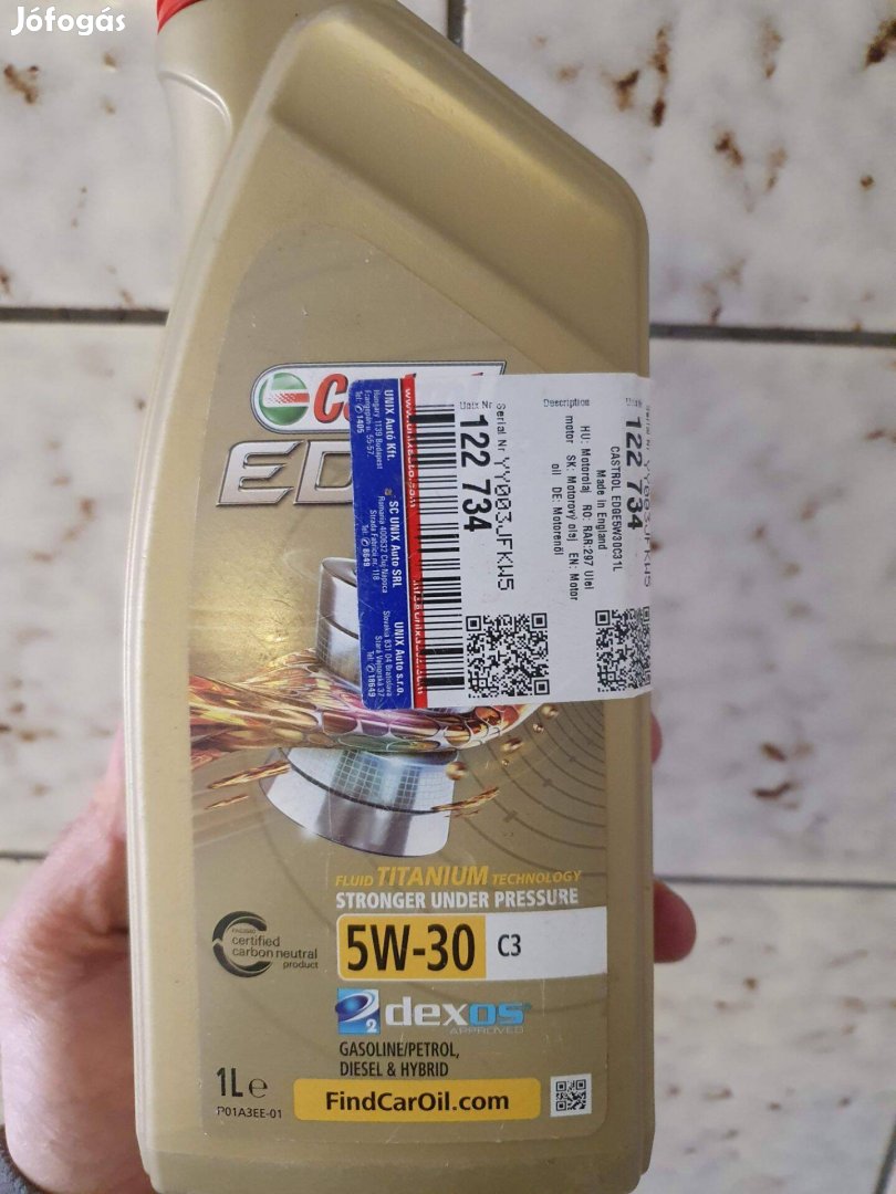 Castrol EDGE C3 5W-30 motorolaj 1L