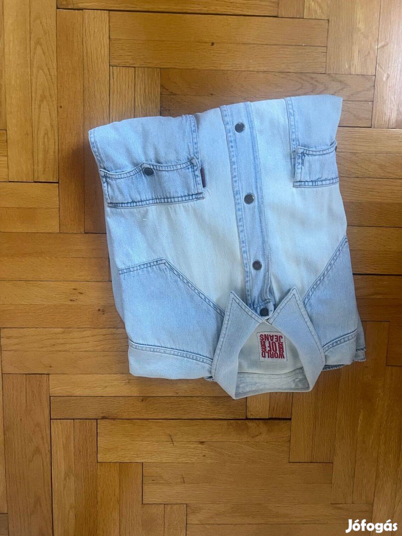 Casucci  Jeans koptatott  farmer ing XL