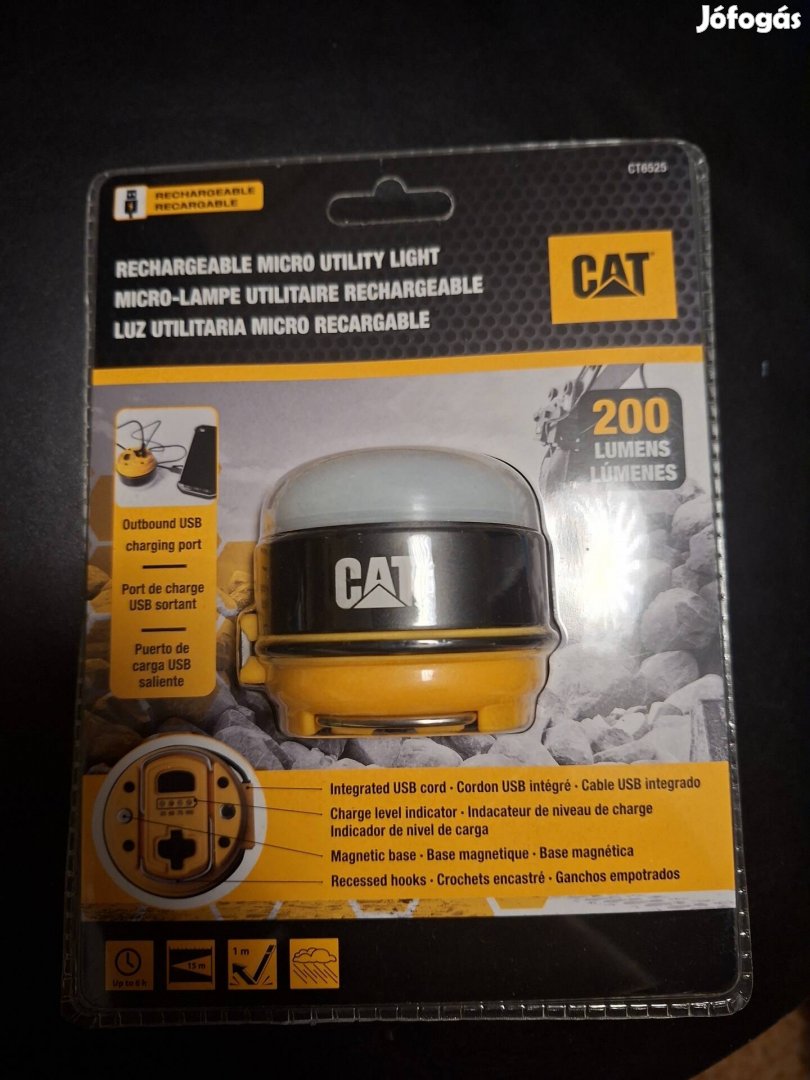 Cat 6525 nagyon jó Munka, szerelő lámpa