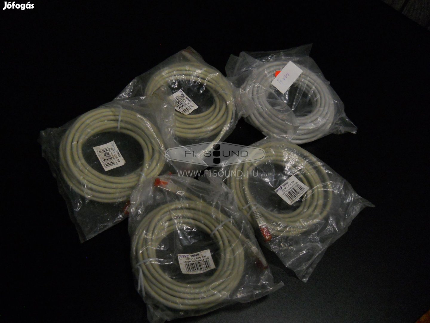 Cat 6 sstp, Új ethernet Lan internet átjátszó kábel. 5m-s, Fémházas