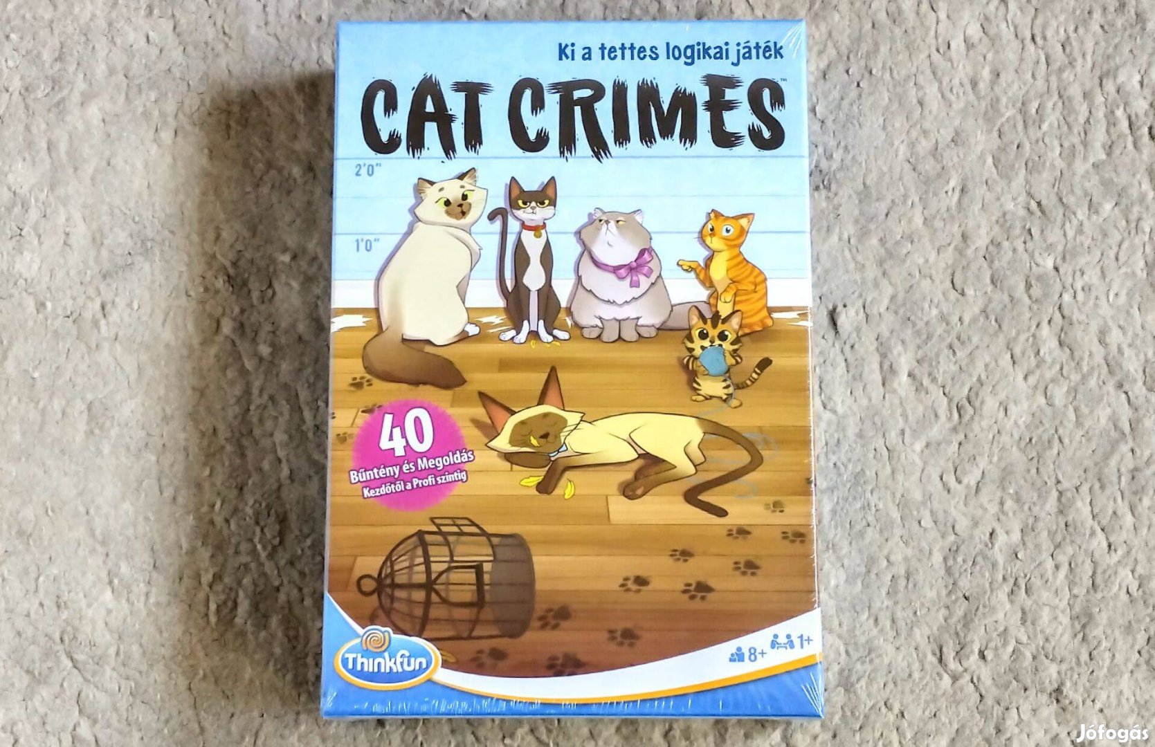 Cat Crimes - Zsivány cicák - Thinkfun társasjáték kártya logikai