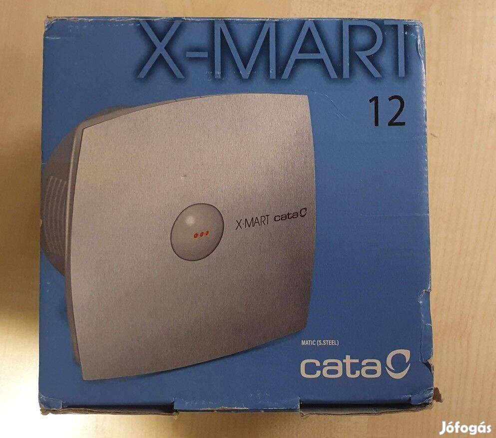 Cata X-Mart 12 Matic Inox fürdőszoba ventilátor