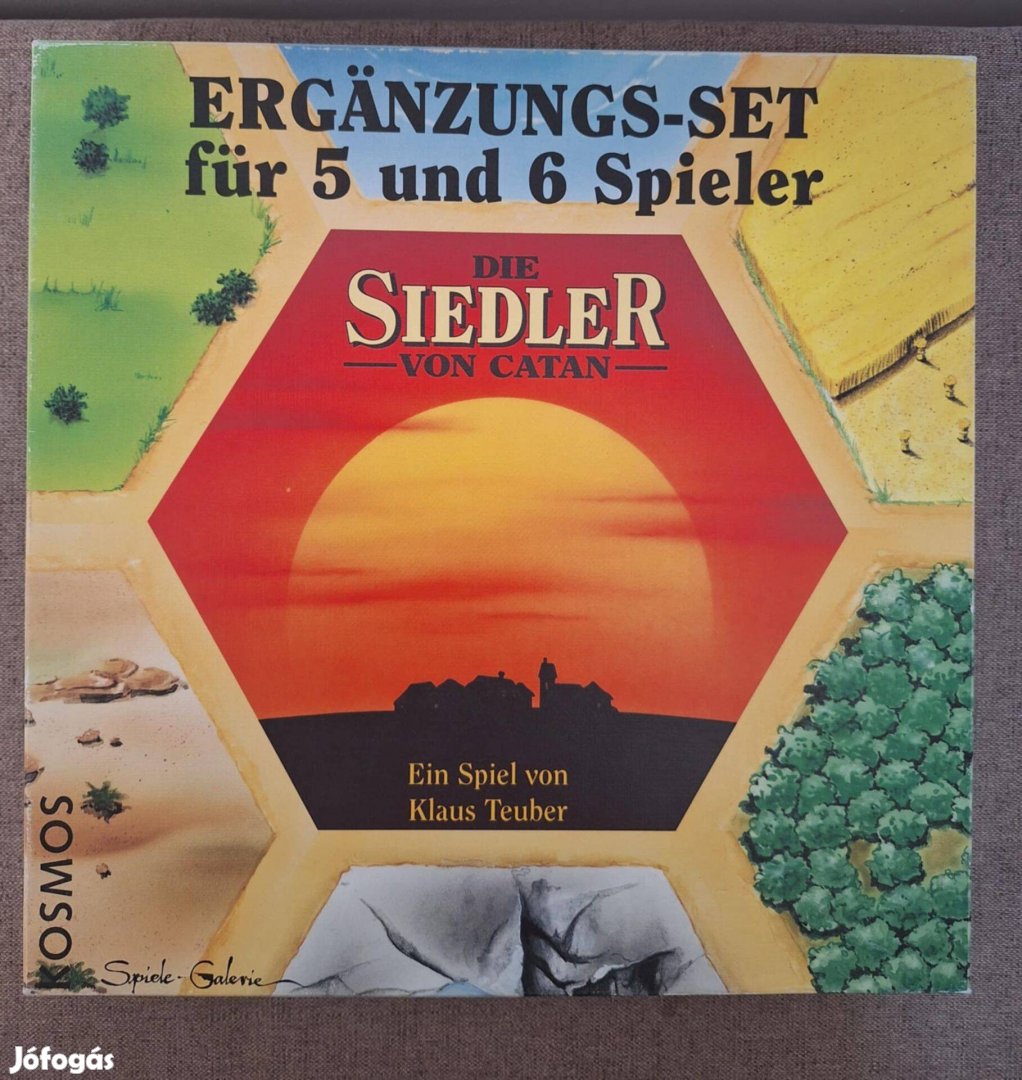 Catan 5-6 fős kiegészítő fa bábus