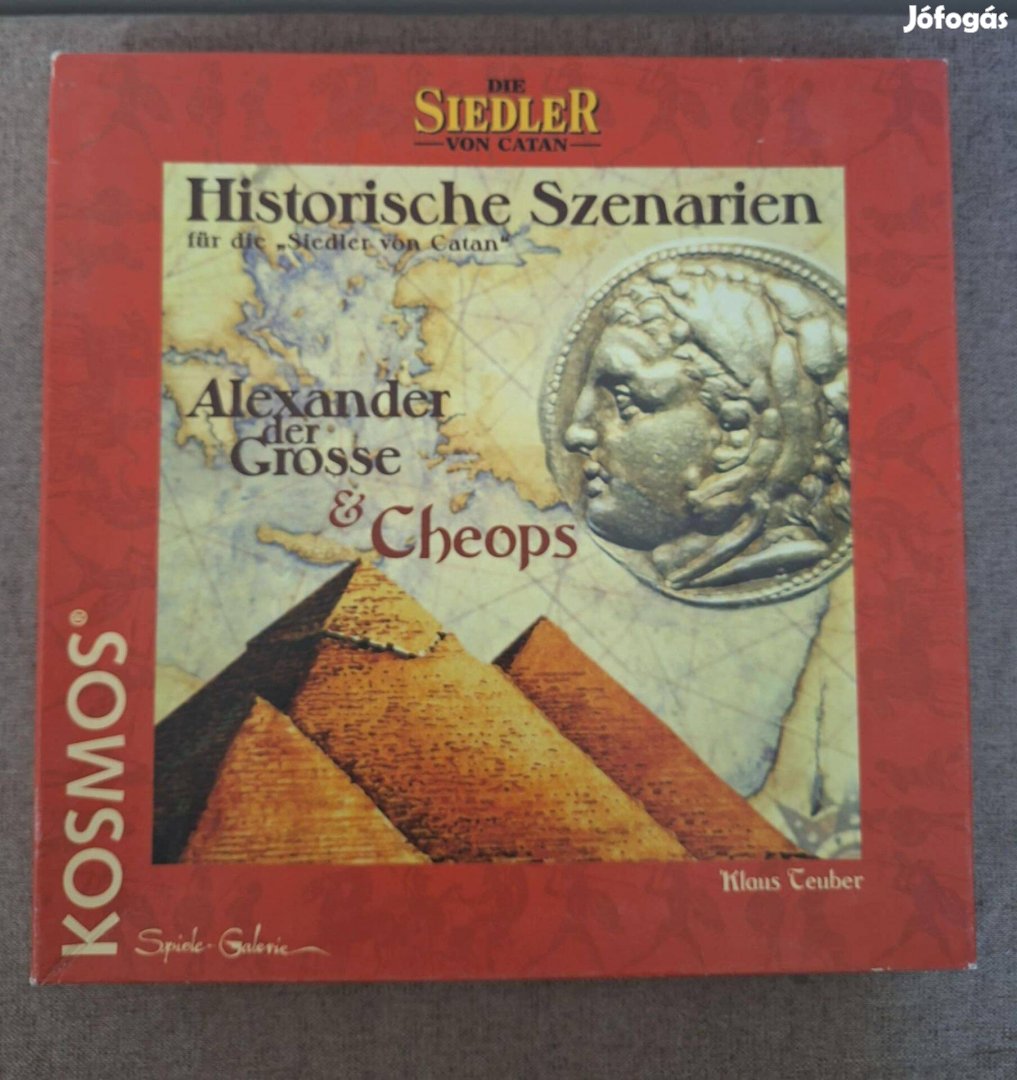 Catan Társasjáték Alexander der Grosse & Cheops- Nagy Sándor és Keopsz