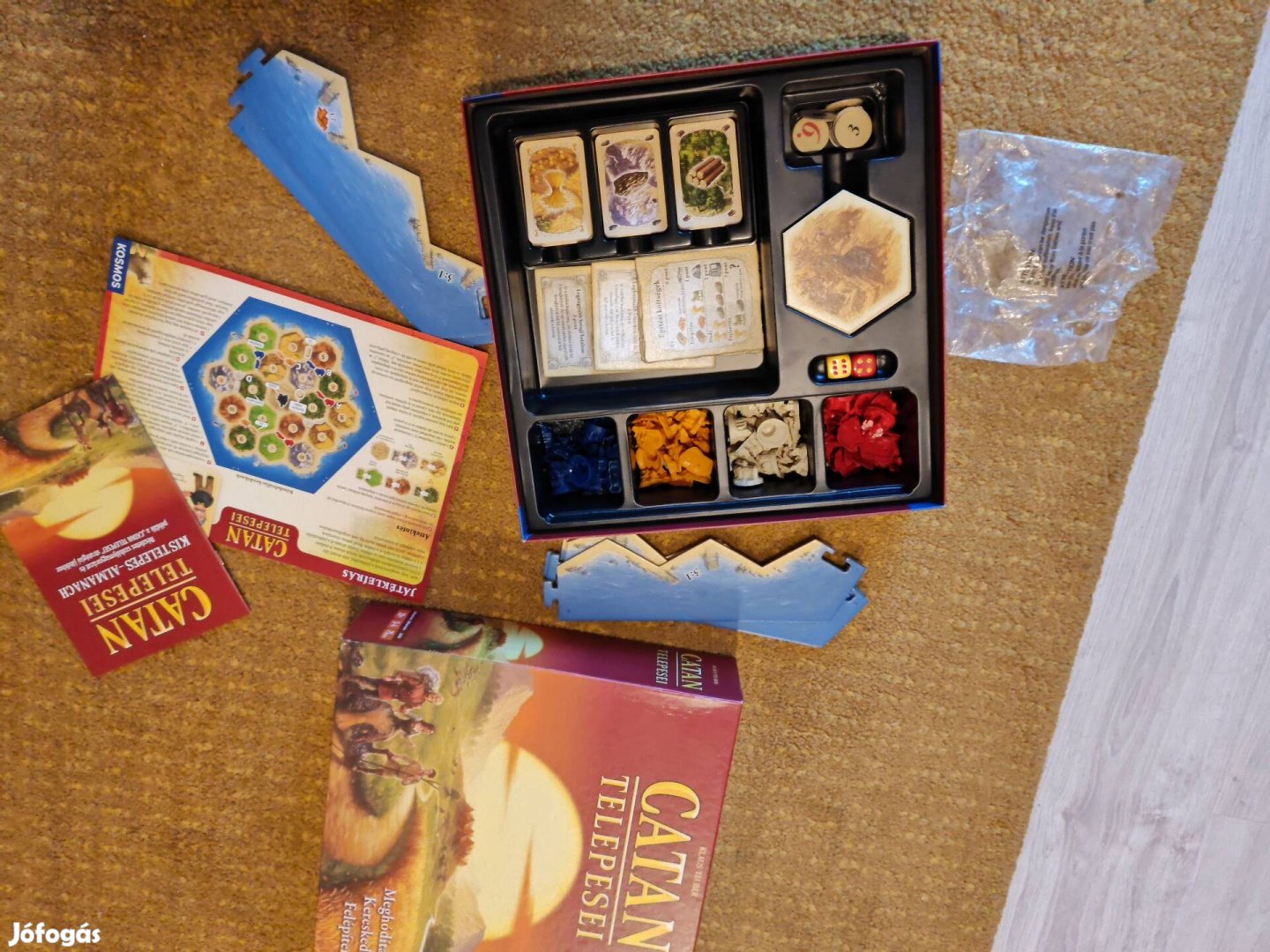 Catan telepesei családi társasjáték 