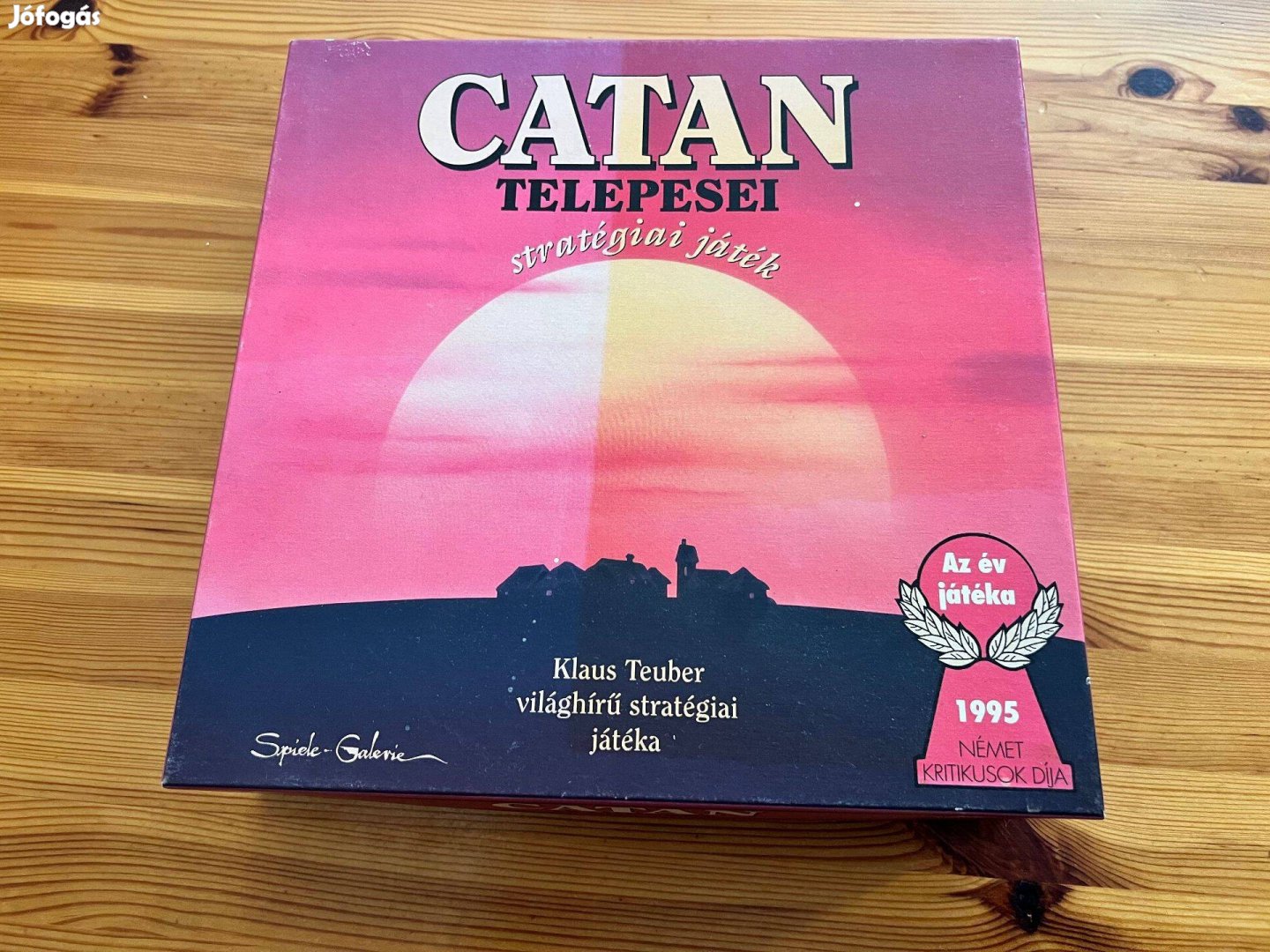 Catan telepesei társasjáték - fabábus verzió