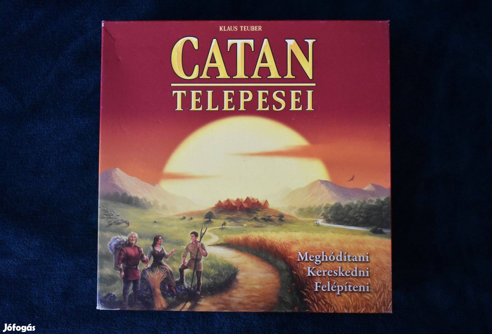 Catan telepesei társasjáték hiánytalan