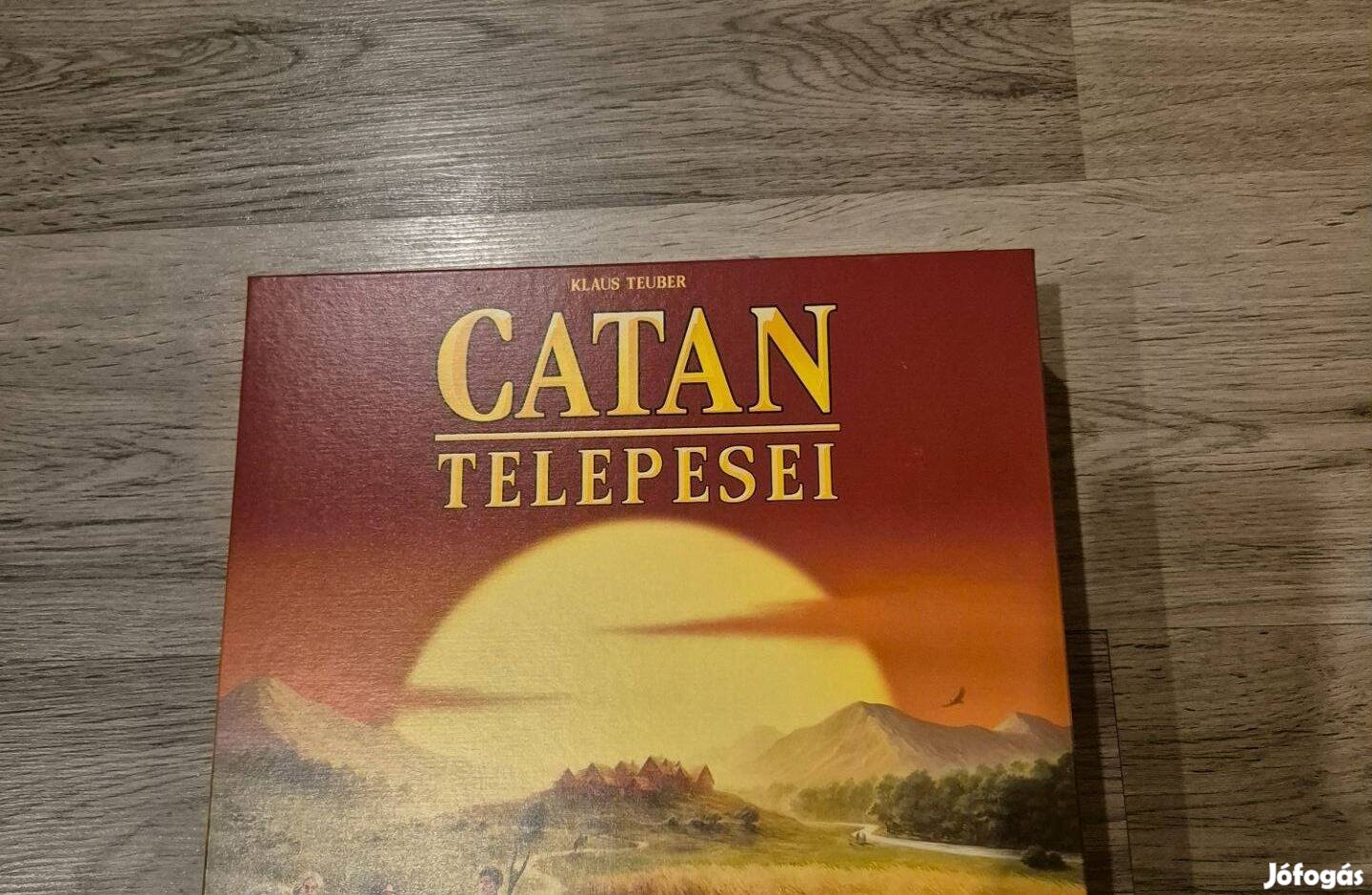 Catan telepesei társasjáték,újszerű