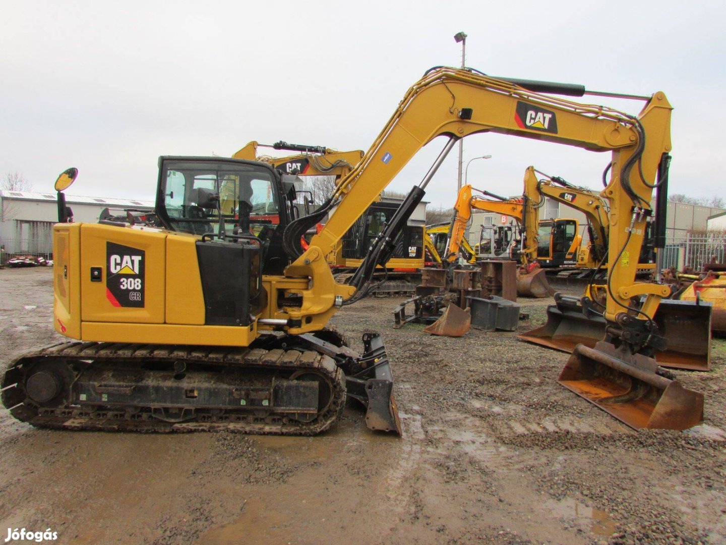 Caterpillar 308 CR lánctalpas kotrógép / 2.119 üzemóra / Lízing