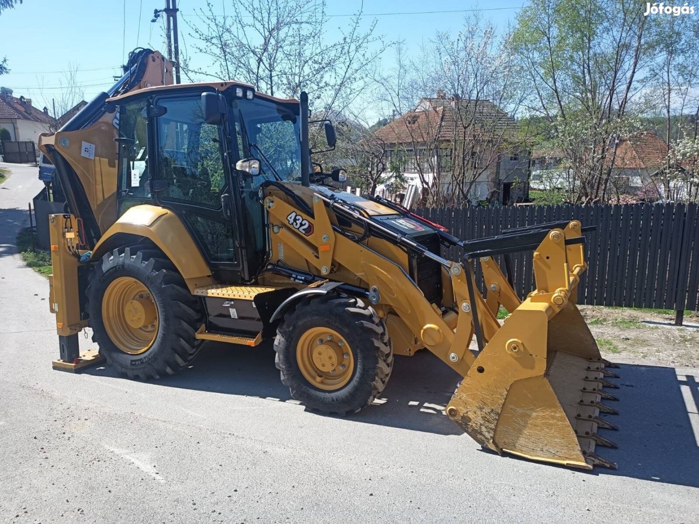 Caterpillar 432 07A  kotró rakodógép 