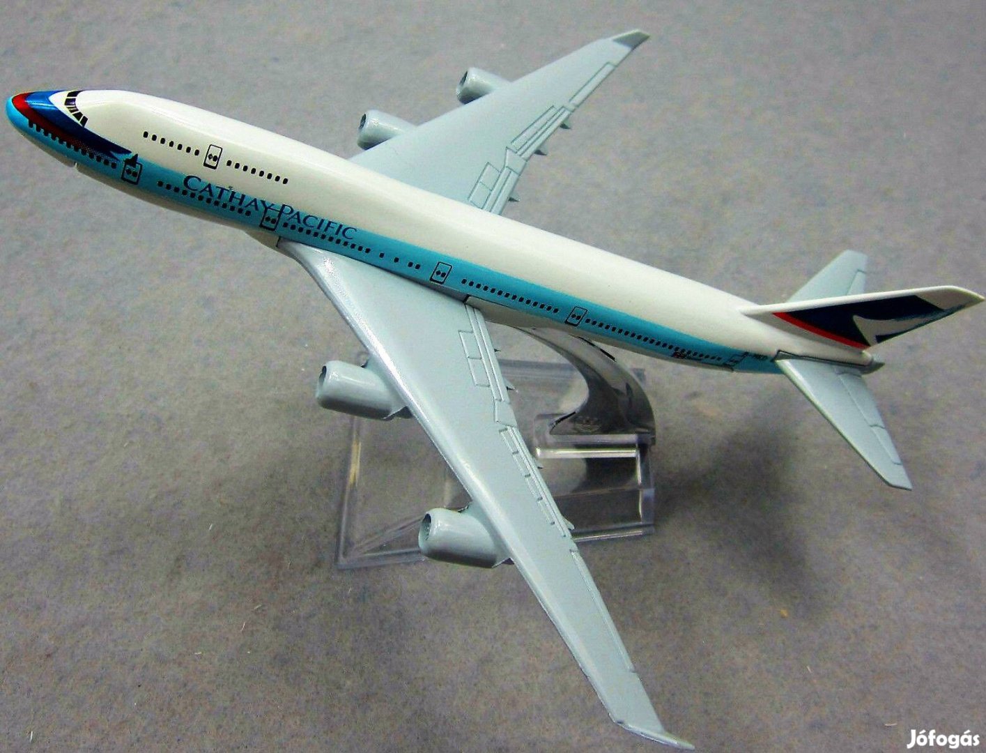 Cathay Pacific Boeing 747 fém repülőgép modell! Új!