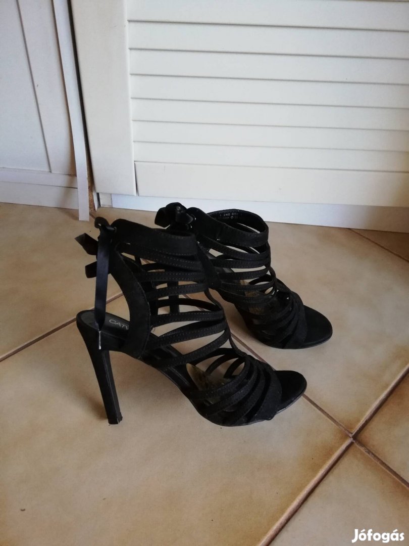 Catwalk fekete szandál 38 as 