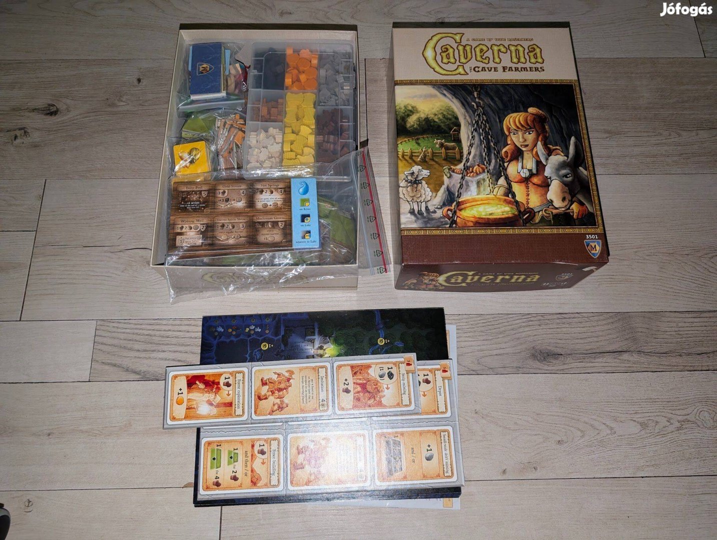 Caverna Cave Farmers + 2 kieg társasjáték