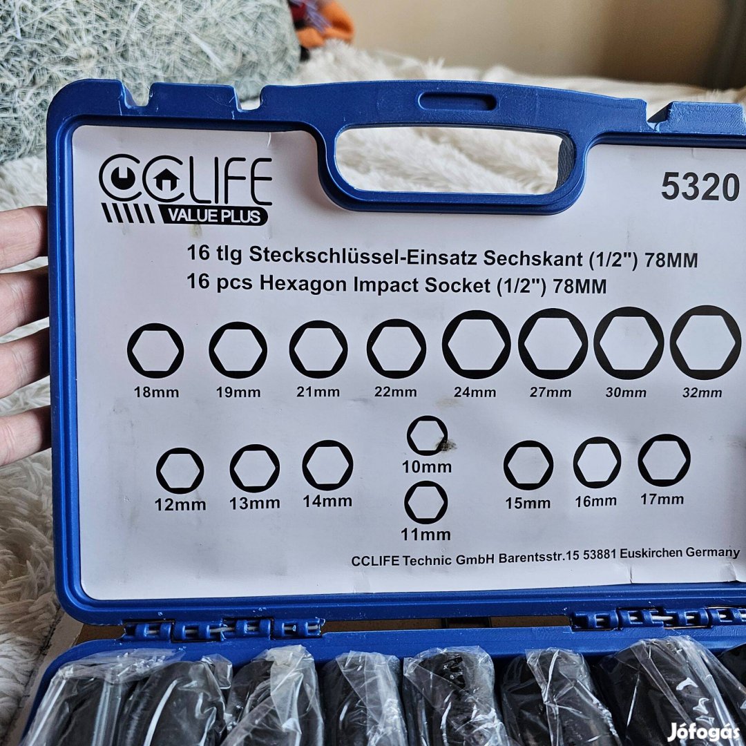 Cclife 1/2-Inch kulcs készlet teljesen új dobozos