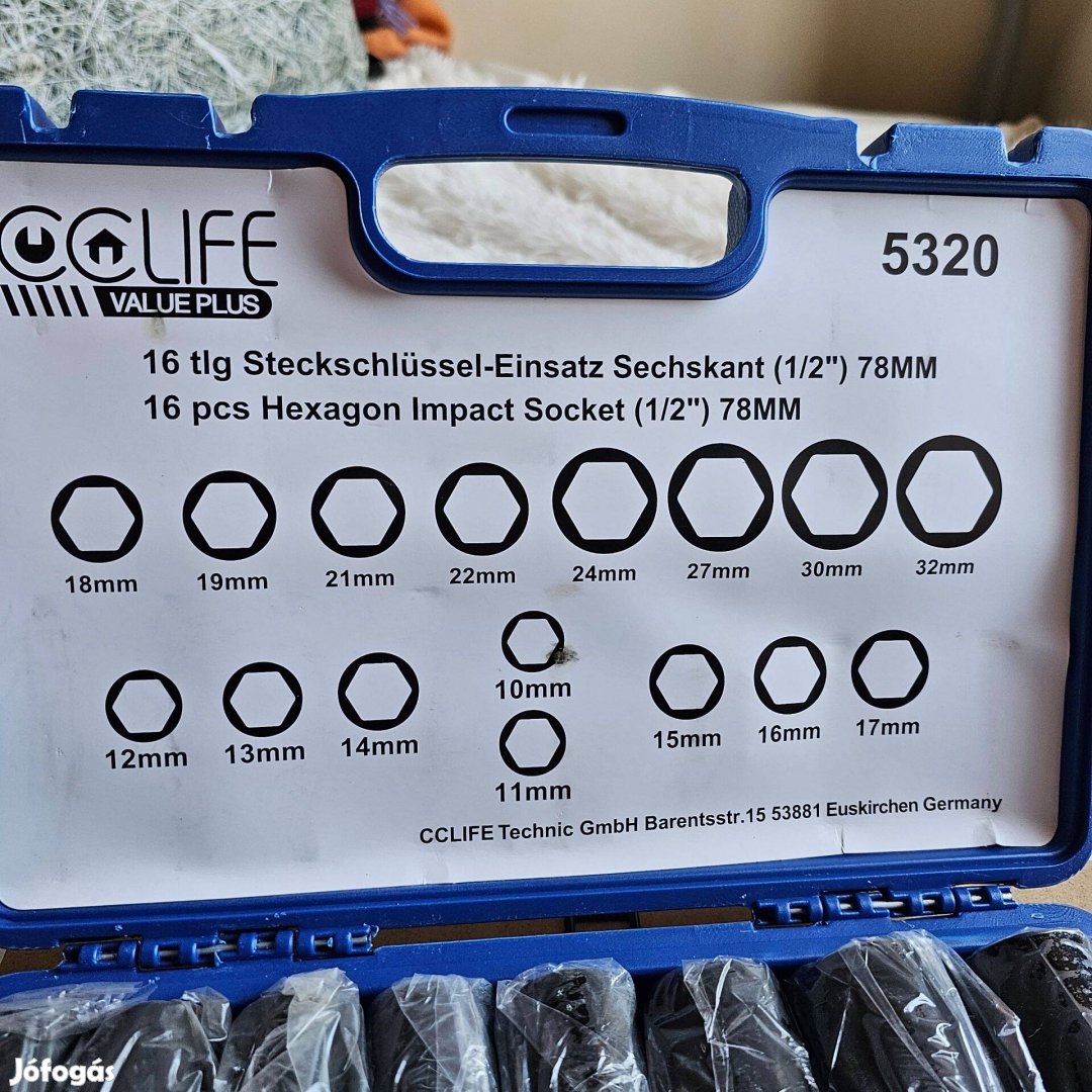 Cclife 1/2-Inch kulcs készlet teljesen új dobozos