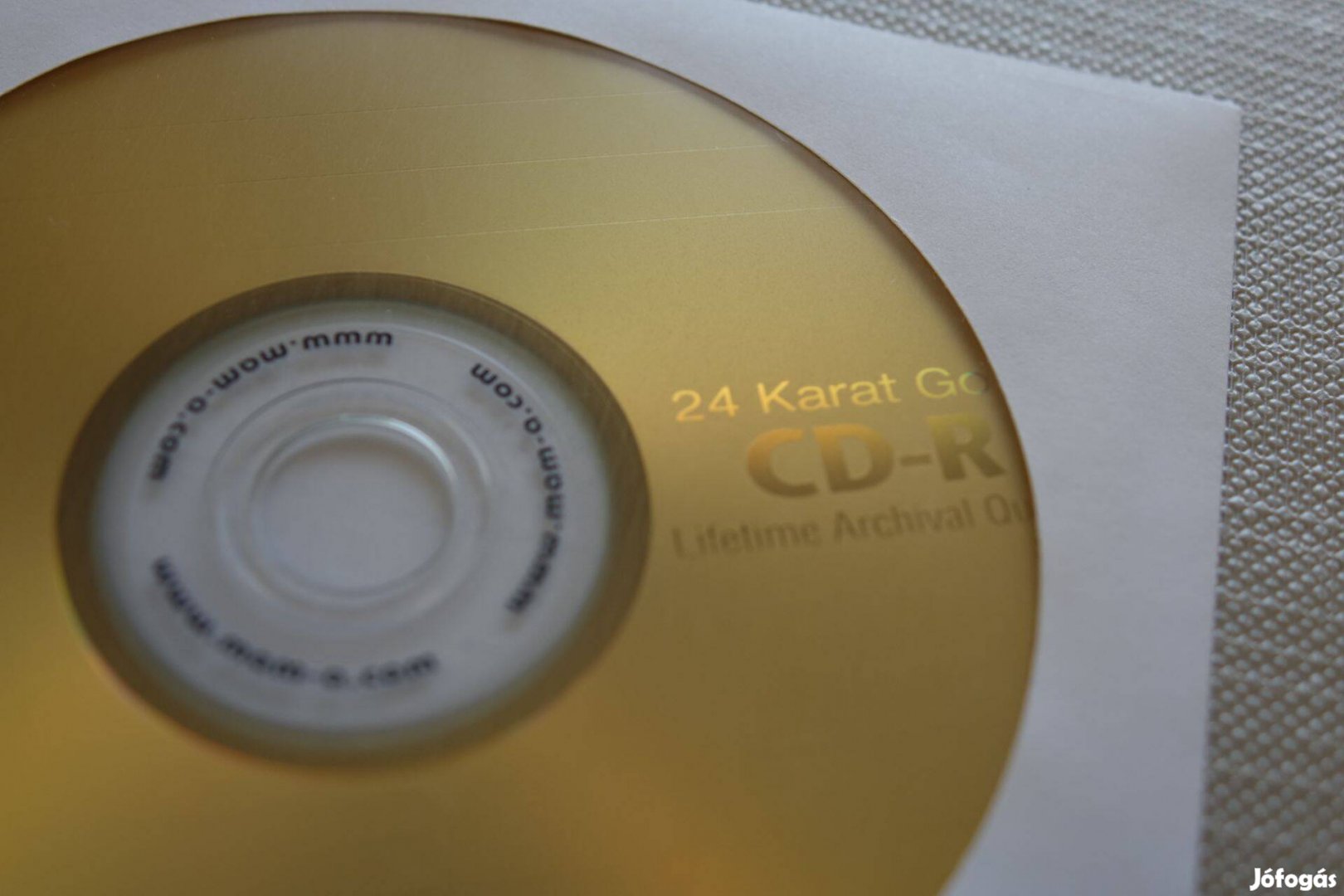 Cd lemez 24 karat arany