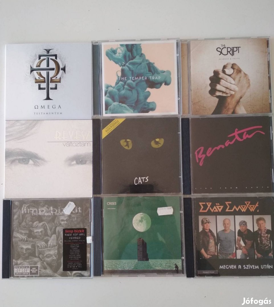 Cd lemezek többféle előadó