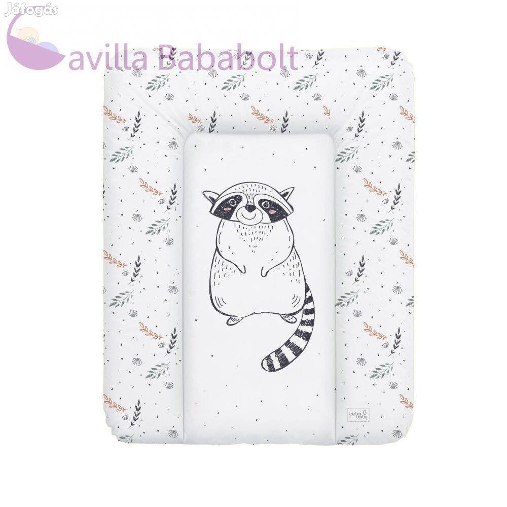 Ceba pelenkázó betét puha 50 x 70 cm mosómedve, htd