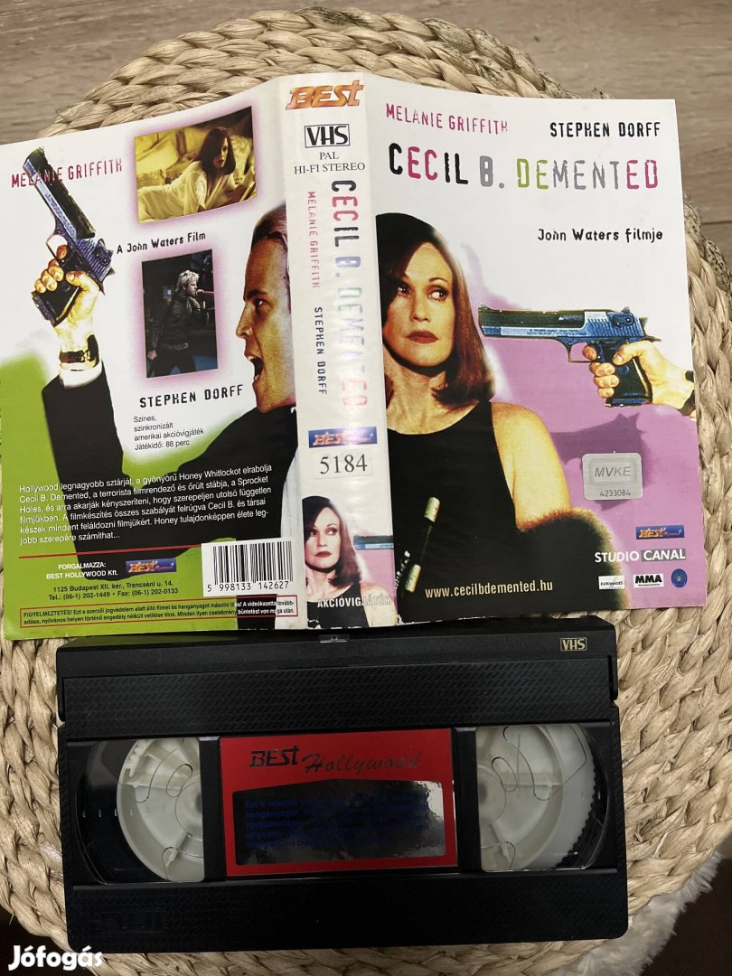 Cecil b demented vhs film