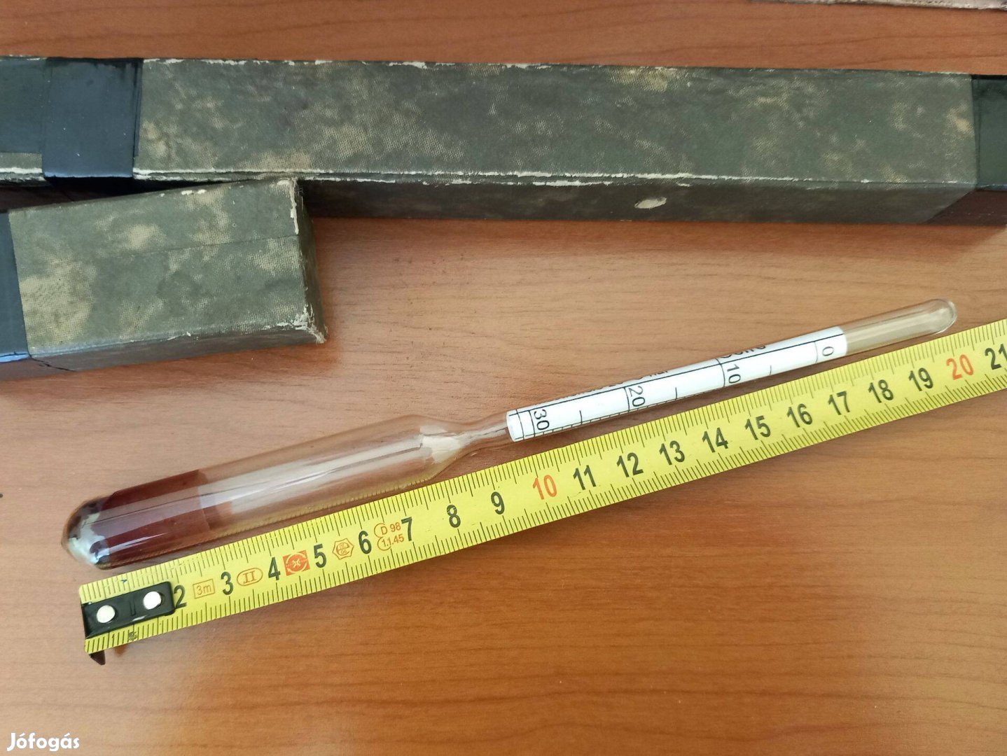 Cefre és mustfokoló, hőmérő nélkül (18cm), üveg