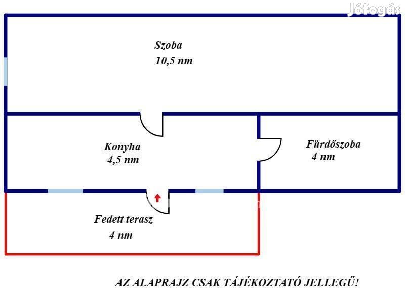 Ceglédi eladó 50 nm-es ház