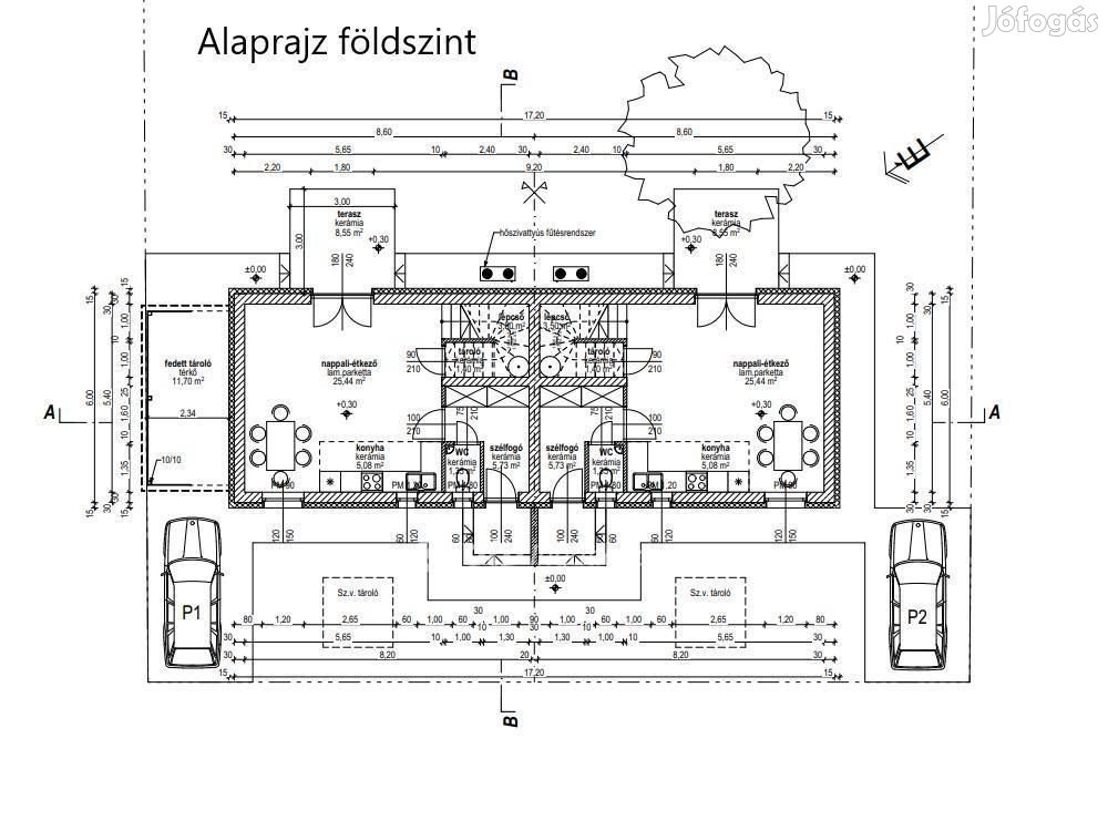 Ceglédi eladó 72 nm-es lakás