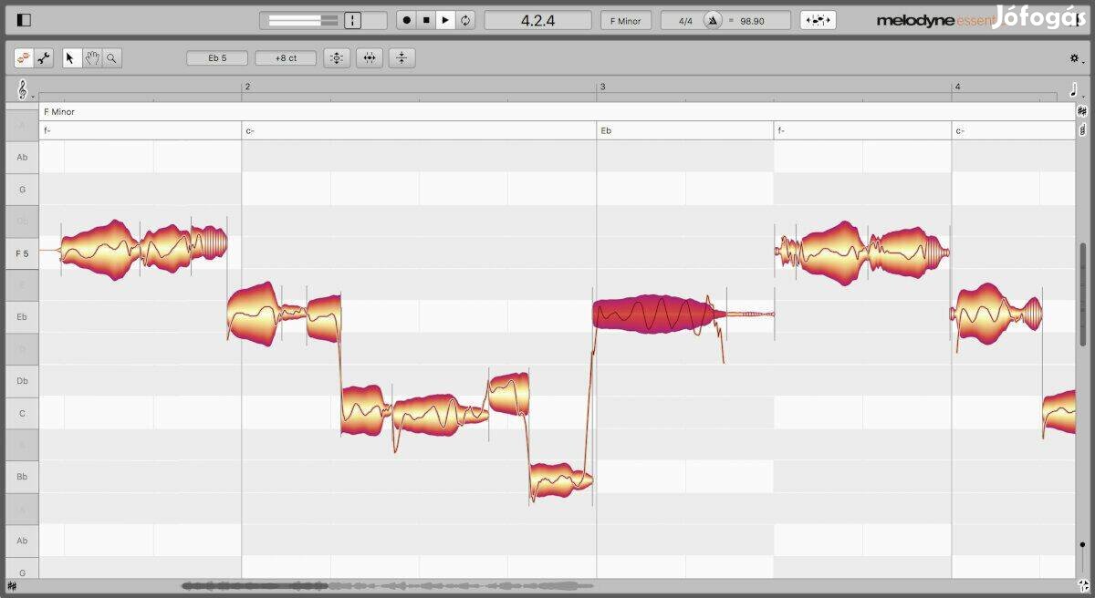 Celemony Melodyne 5 Essential szofver-licensz