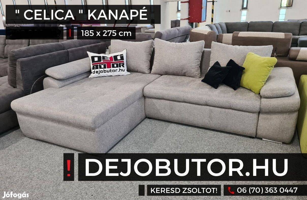 Celica sarok kanapé ülőgarnitúra 185x275 cm ágyazható balcsi 6